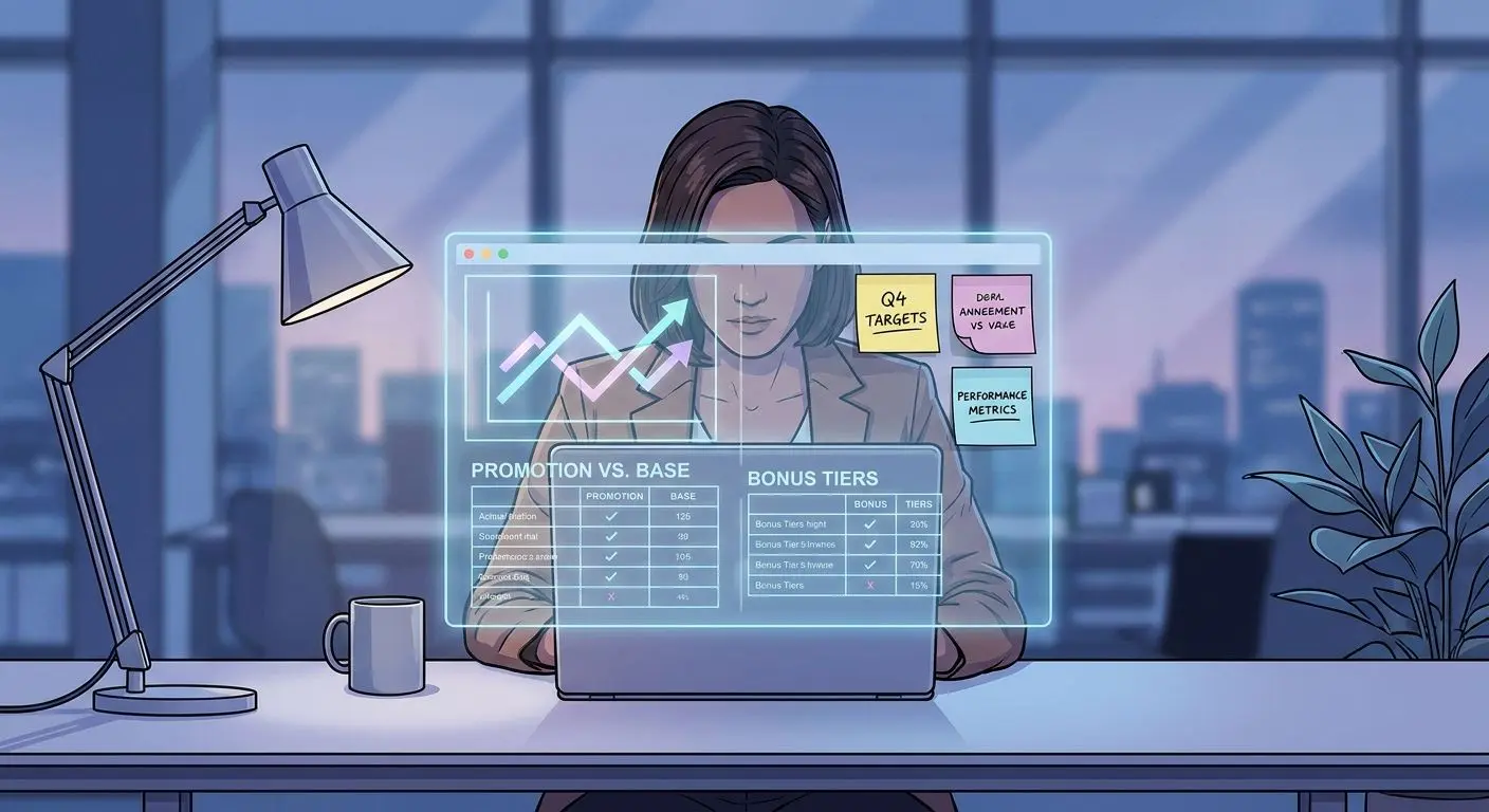Promotions analyst reviewing bingo offers on a laptop