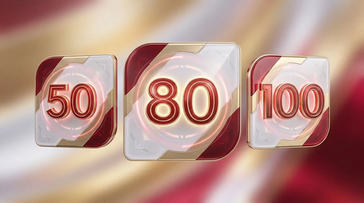 Comparison of Different Free Spins Offer Types Visual comparison of 50, 80 and 100 spins style offers