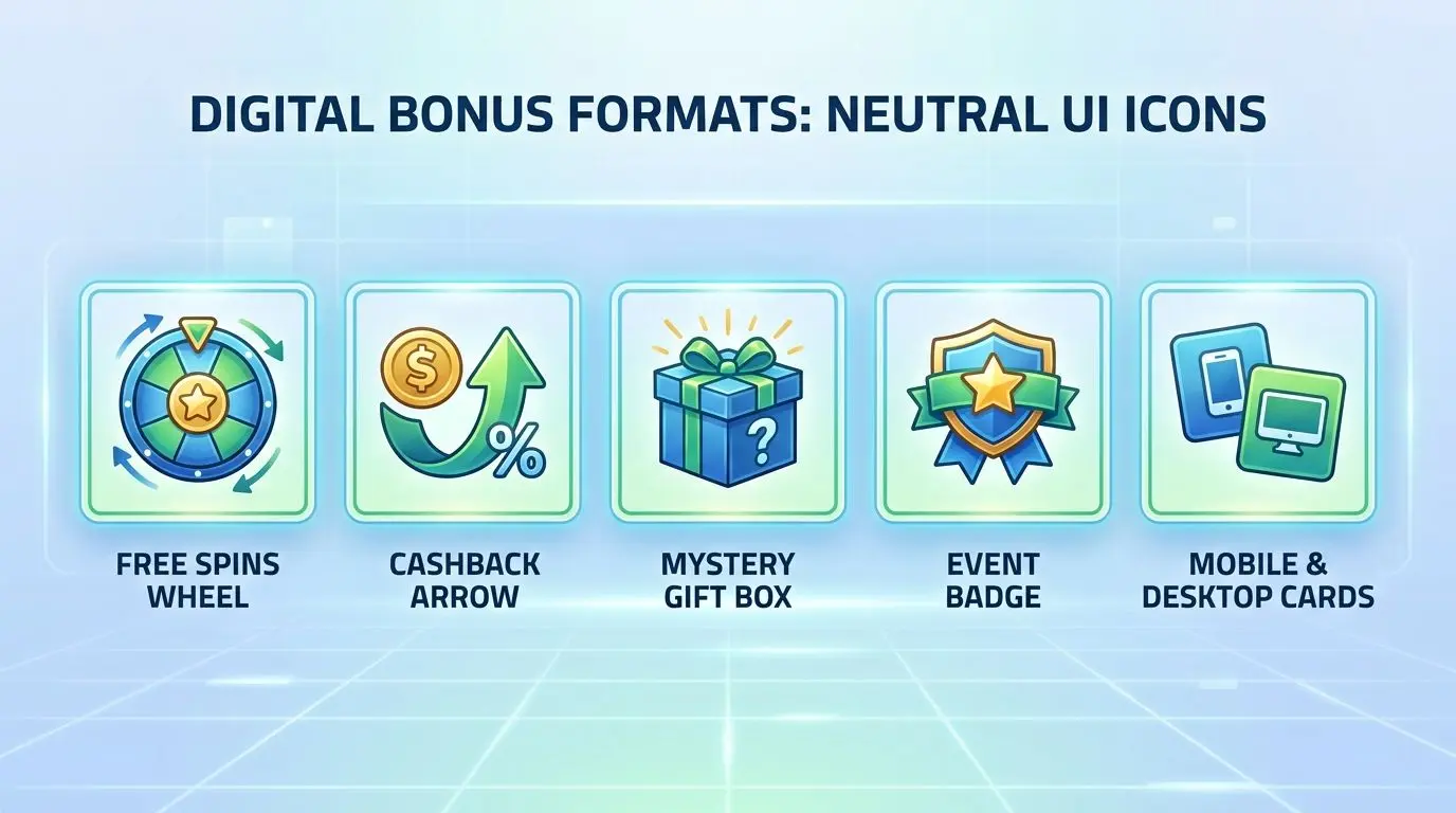 Illustration comparing different welcome and ongoing bonus types