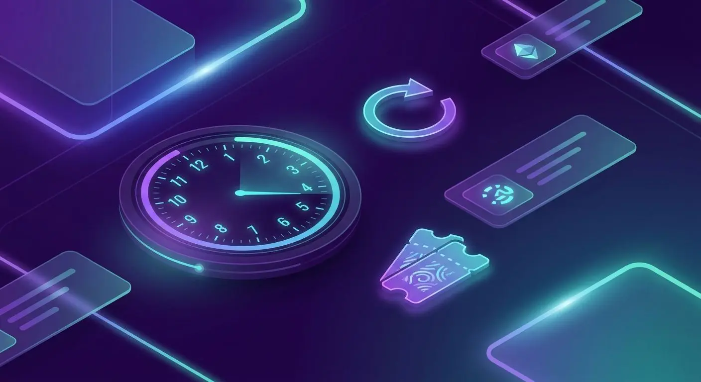 Timer and bonus ticket style visual for limited-time PlayOJO offers