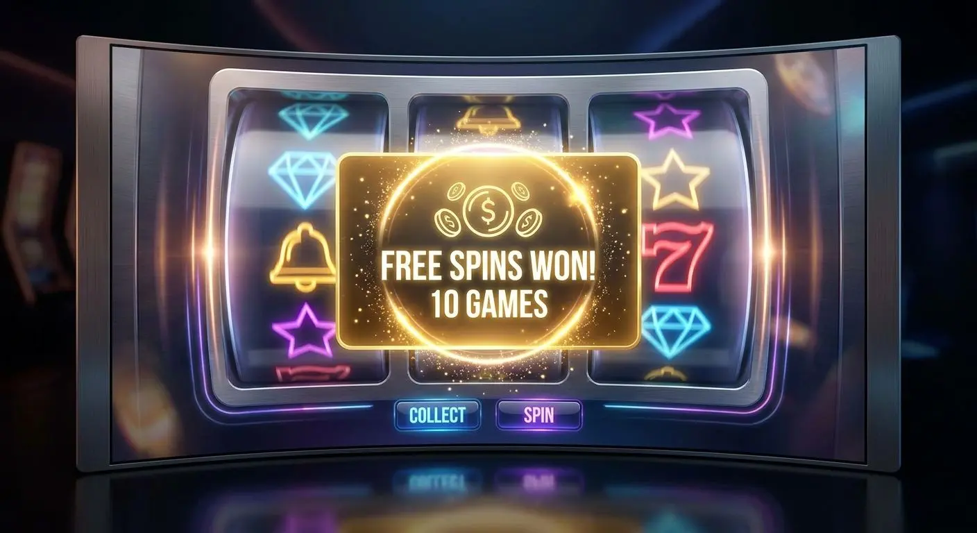 How Free Spins Are Used on a Slot Screen Slot reels with a free spins style pop-up on screen